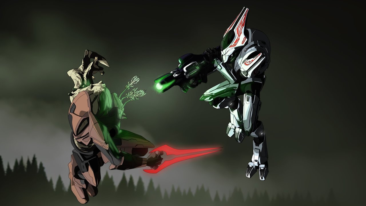 Halo Animation | Sangheili Ultra & Specops are facing a flood invasion - Part.1