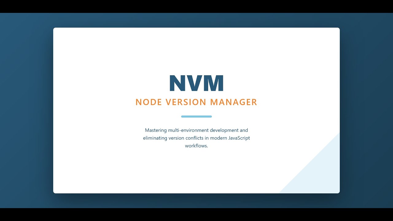 Install NVM on Windows (nvm-windows) + Switch Node.js Versions Easily