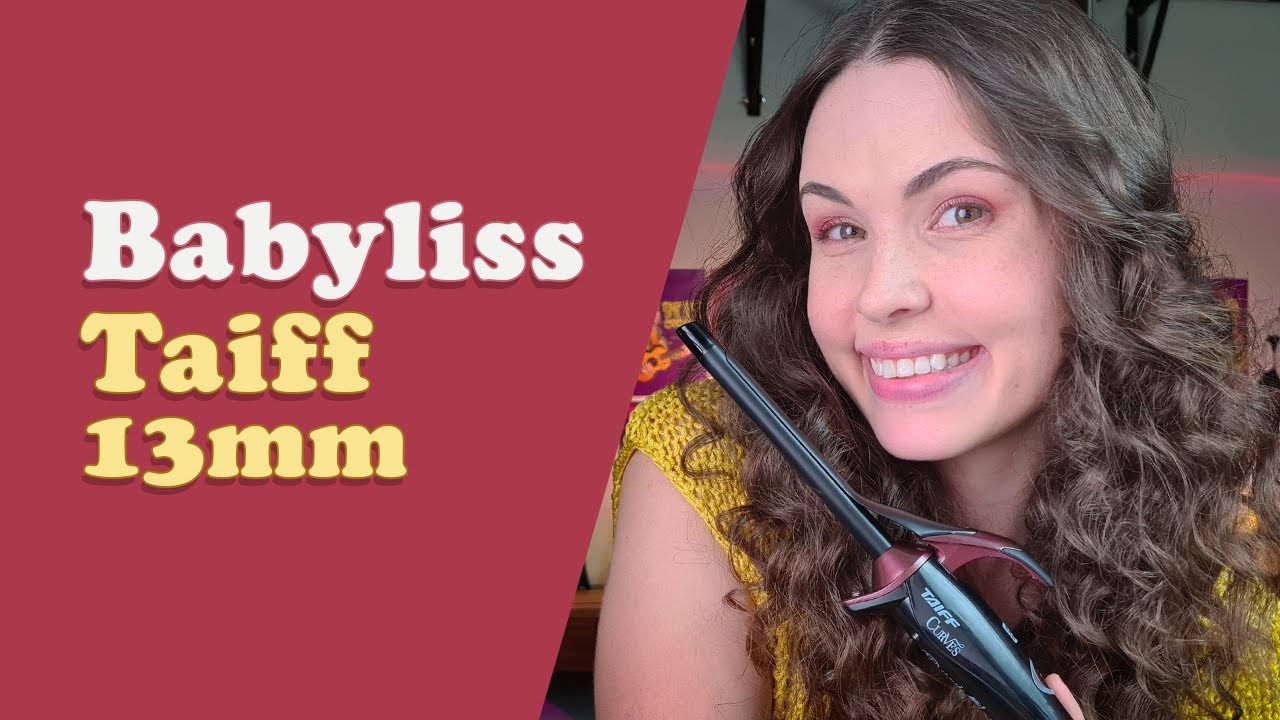 Babyliss Taiff Curves 13mm em CABELO LISO