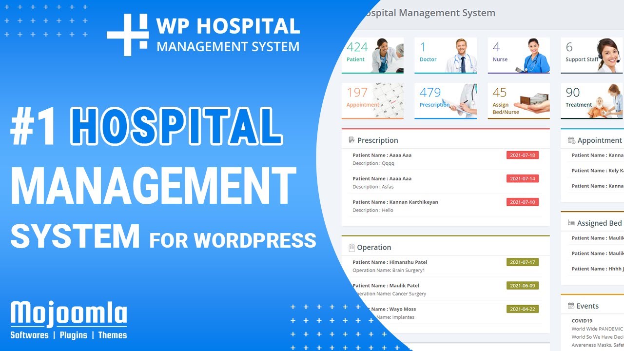 No.1 Hospital Management System for WordPress 2026