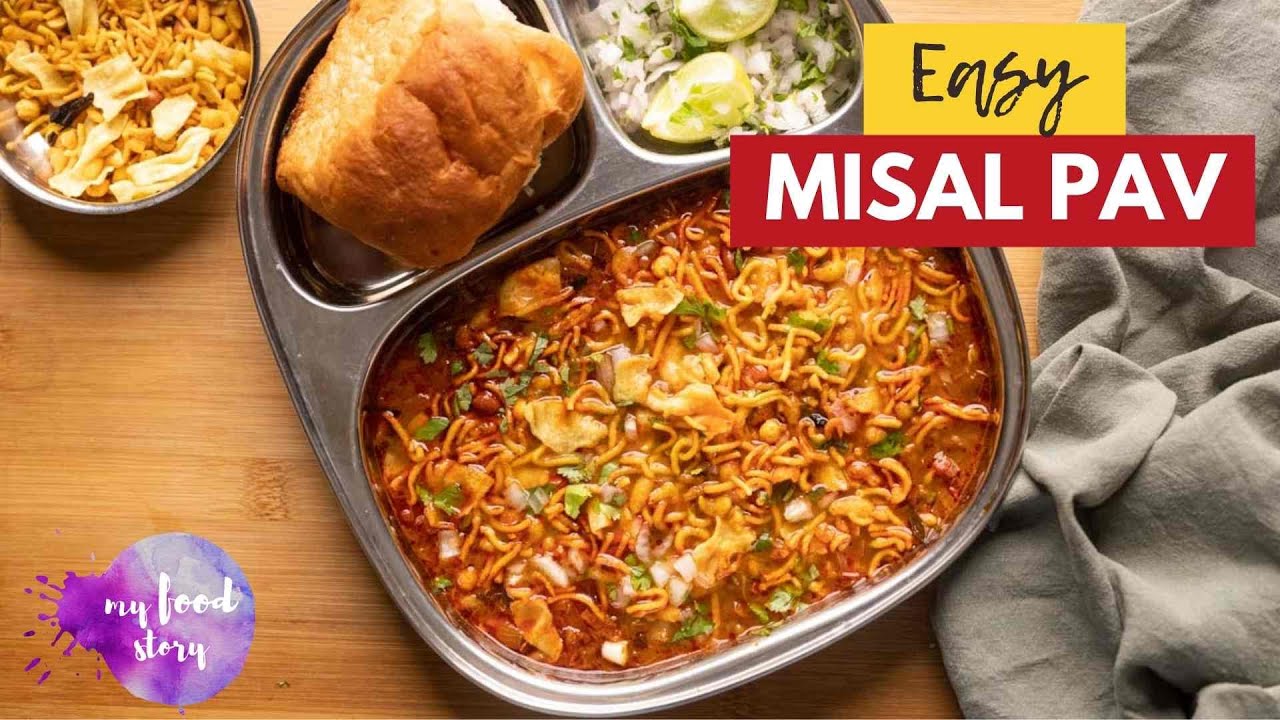Easy Misal Pav Recipe | Pressure Cooker Misal Recipe