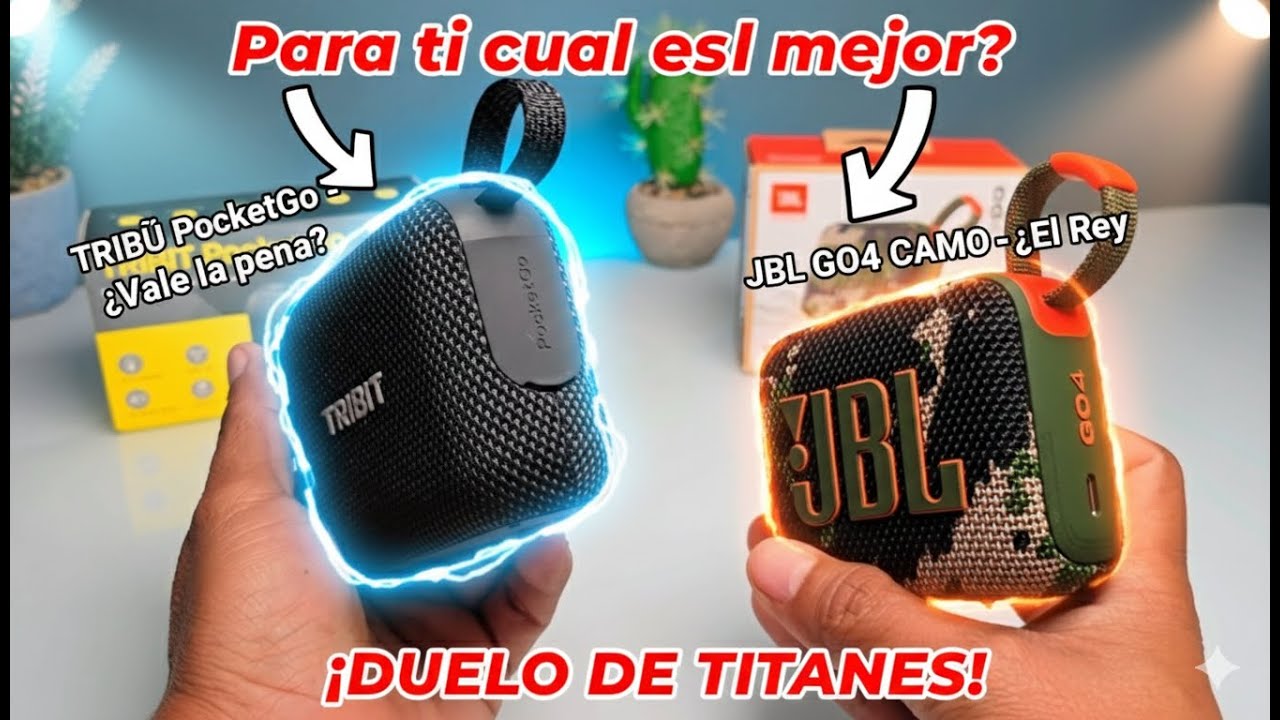 &iquest;Cu&aacute;l es el Mejor? JBL Go 4 vs Tribit PocketGo💪