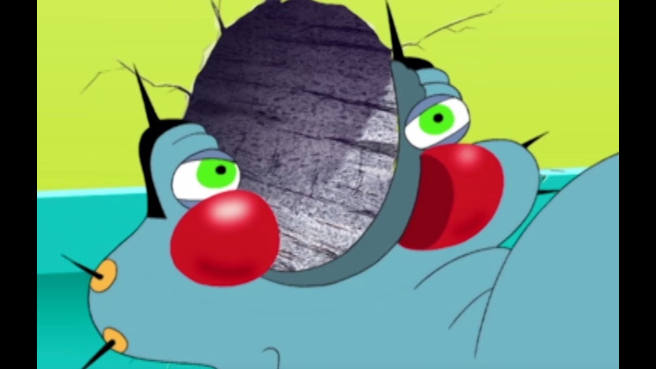 Oggy and the Cockroaches - HOLE IN THE WALL (S02E54) CARTOON | New Episodes in HD