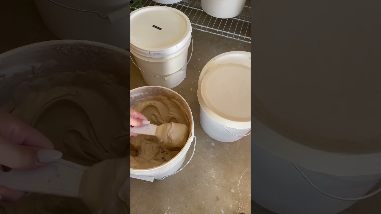 pottery ASMR | reclaiming clay is so satisfying ✨ 
