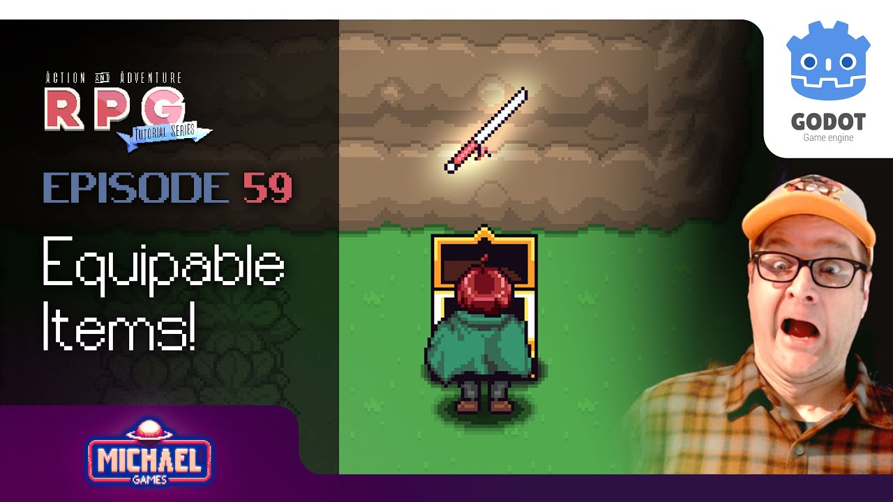 Equipment System Part 1 - Equipment Resources // E59 // Make a 2D Action & Adventure RPG in Godot 4