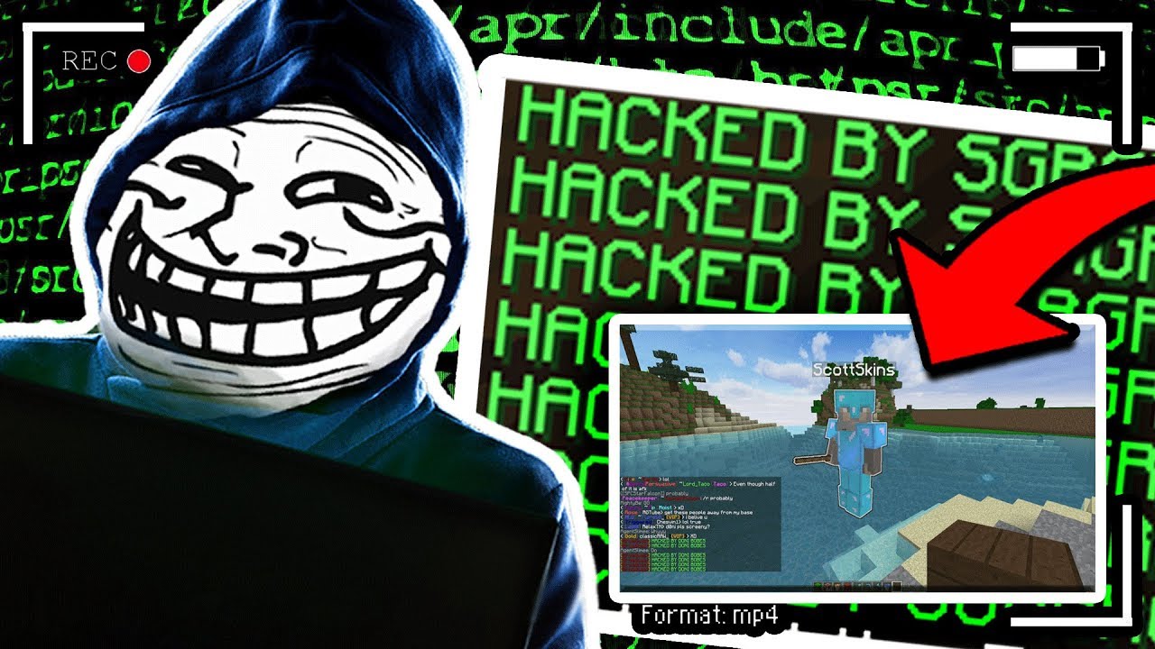 MY SERVER GOT HACKED WHILE I WAS RECORDING! (Minecraft Trolling)