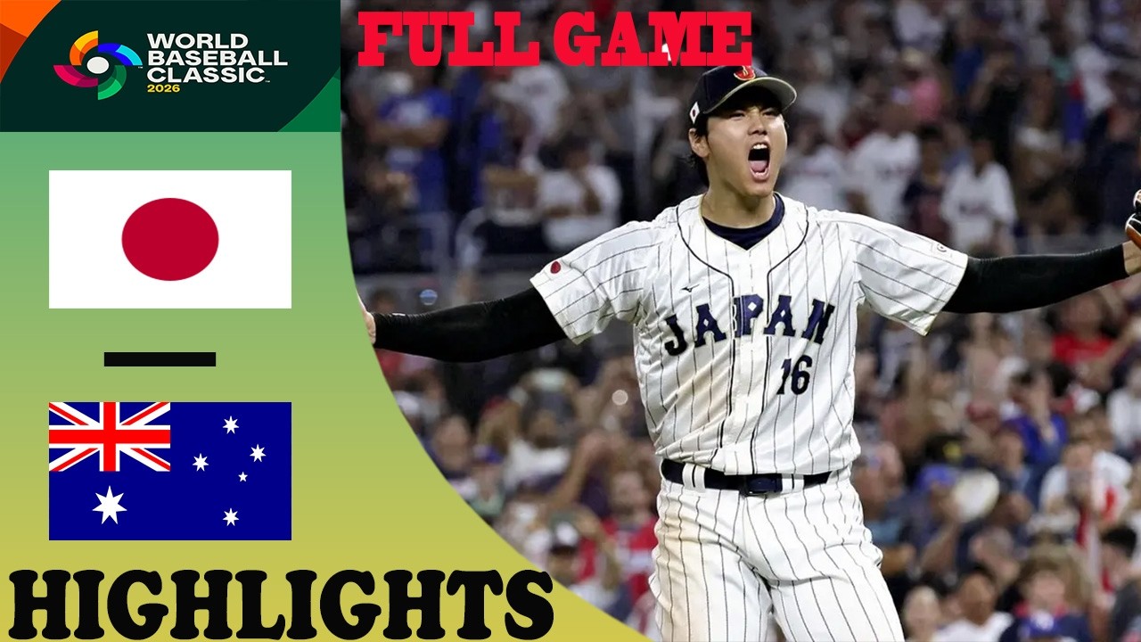 日本 vs オーストラリア ハイライト | フルゲーム | プロ野球WBCワールドベースボールクラシック 2026 | 2026年3月8日