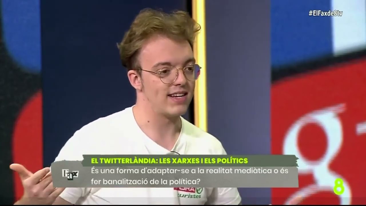 Marc Lesan deixant les coses clares a 8TV