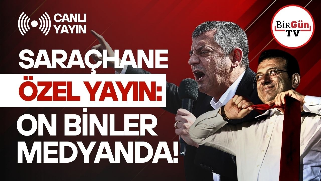 #CANLI | 19 Mart'ın birinci yıl dönümünde Saraçhane'de büyük miting: Binler meydana akın etti