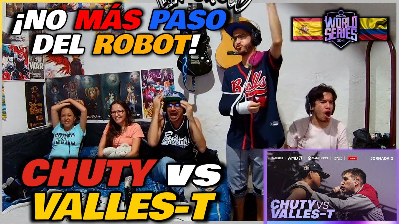 🔴COLOMBIANOS REACCIONAN a CHUTY vs VALLES T - ¿NO MÁS PASO DEL ROBOT? [FMS WORLD SERIES SUPERLIGA]