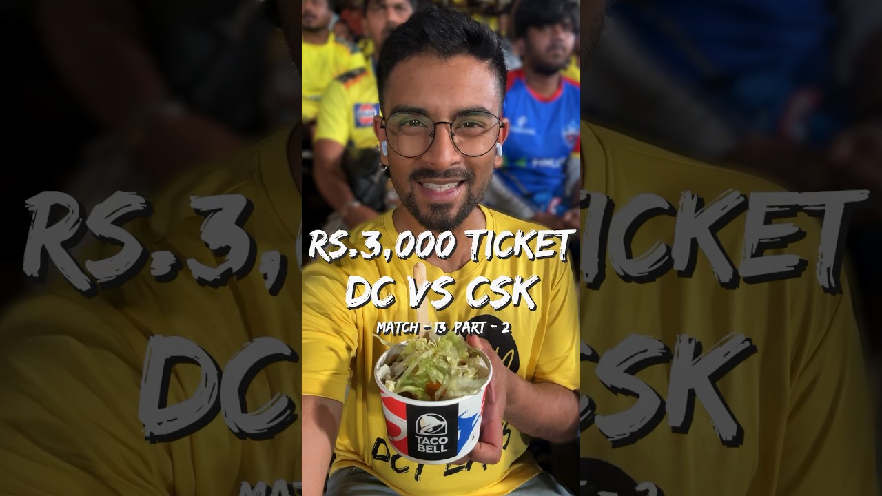Dhoni Bats For The 1st Time In 2024!! DC VS CSK! 🏏🌮🏆 (2/2)