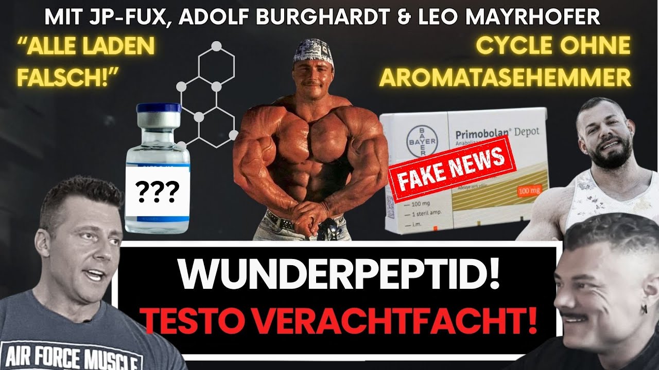 Wunderpeptid! Testo verachtfacht! Terminator wird Real? TBB Jean-Pierre-Fux, Adolf Burghardt & Leo