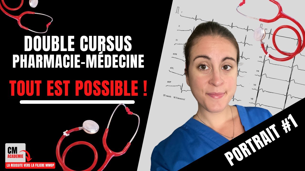 PORTRAIT #1 : 🩺Témoignage inspirant - Margaux a fait un DOUBLE CURSUS Pharmacie - Médecine !