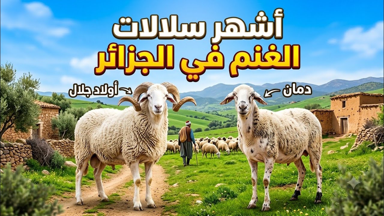 أشهر سلالات الغنم في الجزائر 🇩🇿