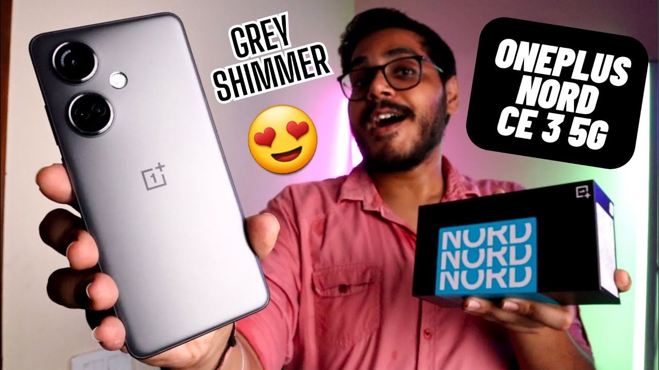 OnePlus Nord CE 3 5G (8+128GB) Grey Shimmer Unboxing and Full Overview😍 | Premium Phone Under 25K