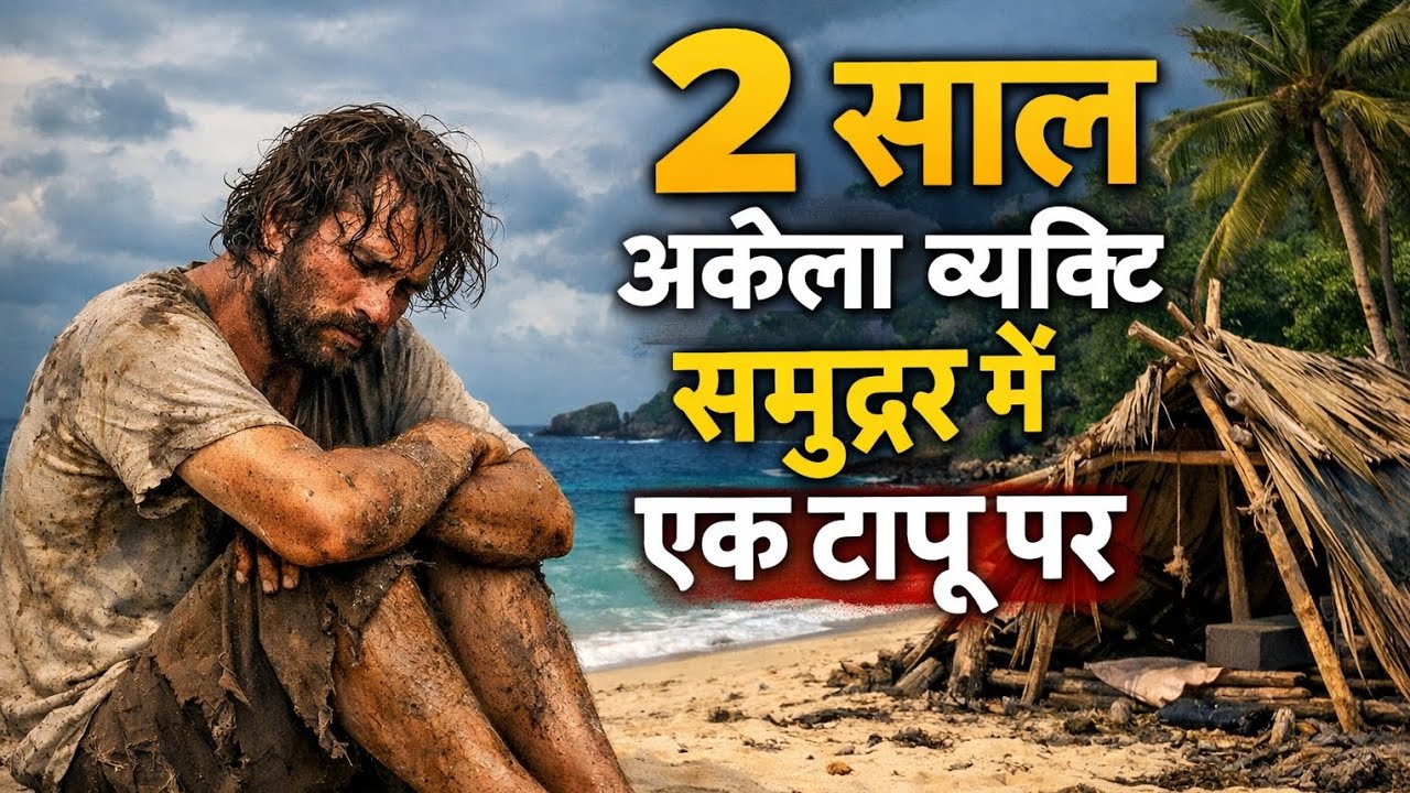 2 साल तक अकेला समुद्र में टापू पर Alone on an island in the sea for two years”😳