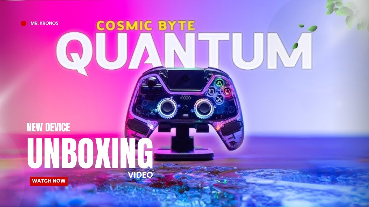 This Transparent RGB Wireless Controller is 🔥🔥 - Cosmic Byte Quantum Gamepad