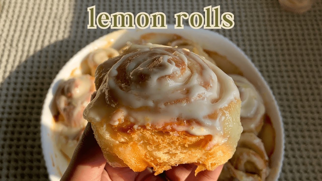 Gooey Lemon Rolls ♡ Bake With Me