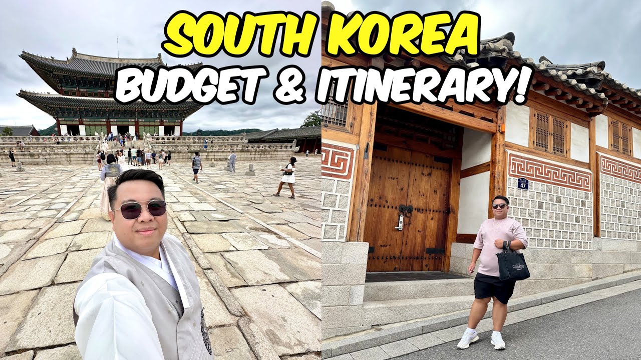 How much I spent in South Korea for 6 days?! + detailed itinerary! 🇰🇷 | Jm Banquicio