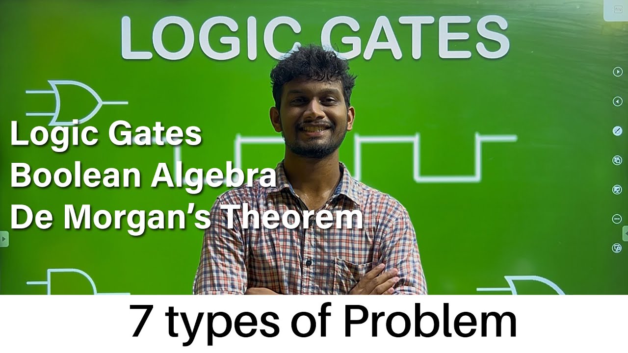 Logic gates| Boolean Algebra| De Morgan’s Law| NEET JEE Physics| Tamil