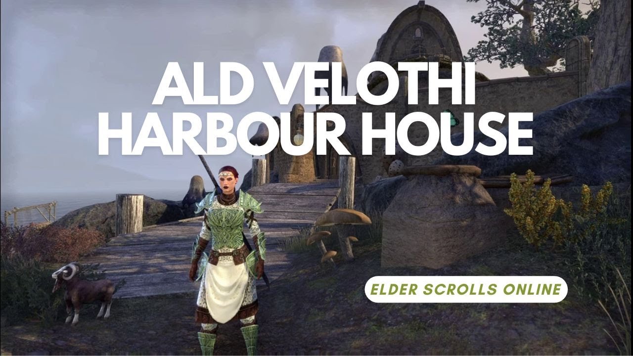 Elder Scrolls Online Home Tour - Ald Velothi Harbour House