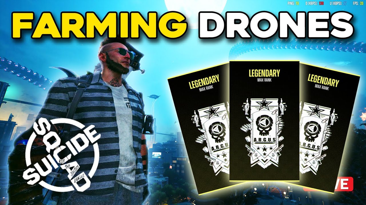 BEST Legendary Care Package & Drone Farm in Suicide Squad Kill The Justice League!