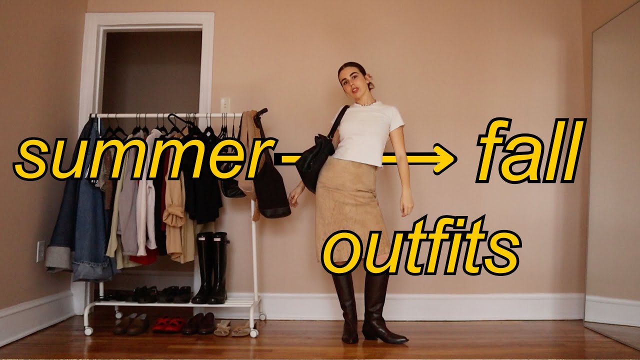 how to dress for fall while it's still warm - easy outfit formulas + styling tips