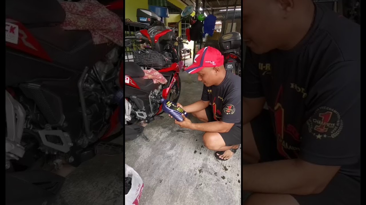 Minyak enjin HiRev s150cc 15-50 1.2L sesuai untuk honda RS150