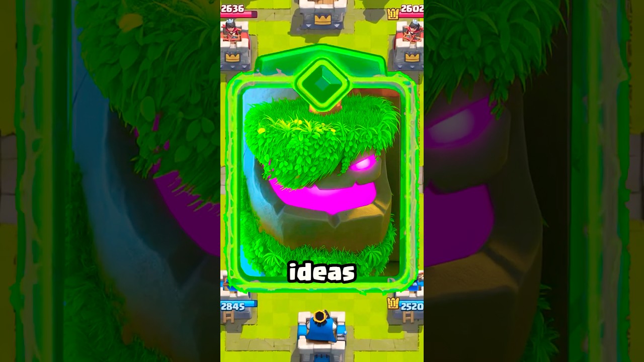 NEW MOUNTAIN GOLEM TROOP (Fan Concept) #clashroyale #clash #update #leak