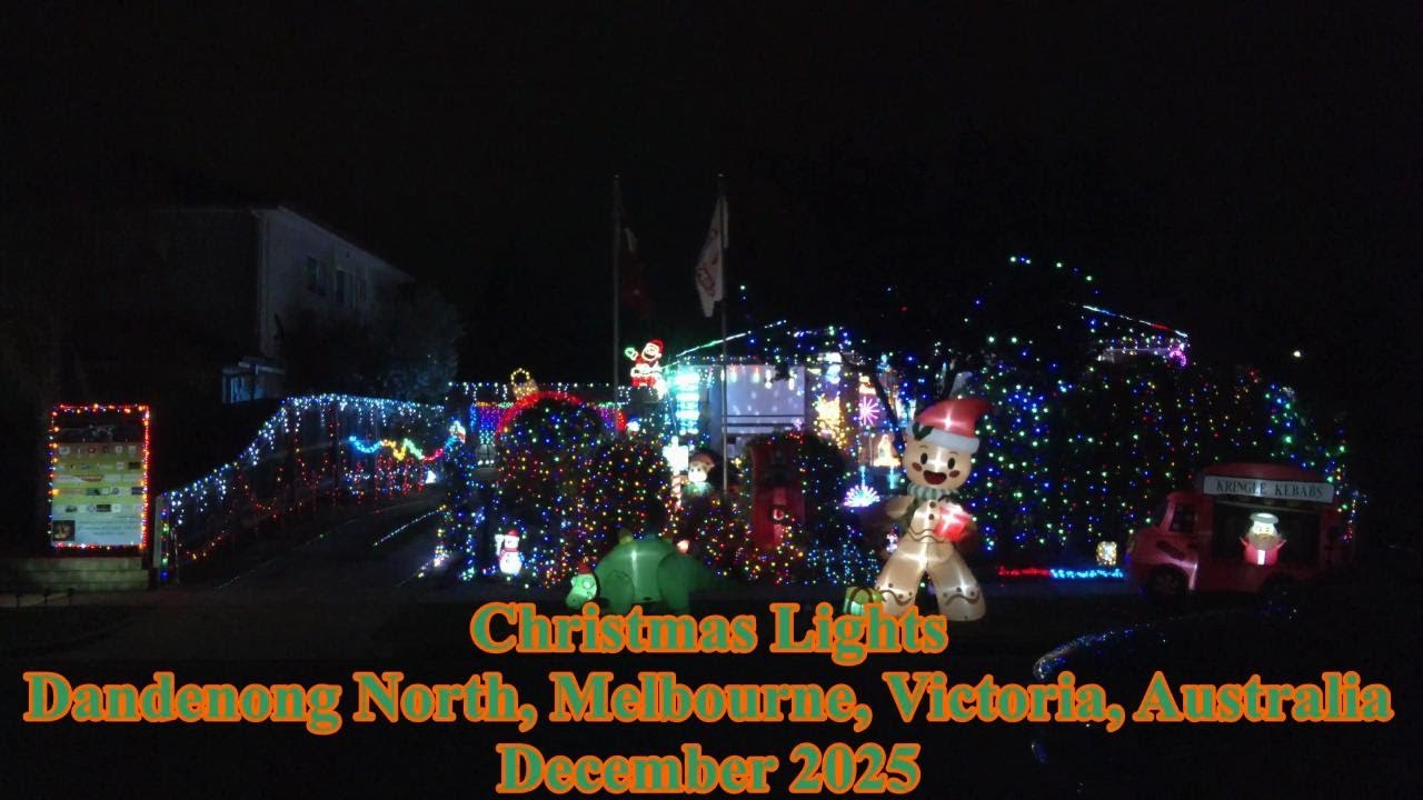 Vaxman80 Christmas Lights Display- Dandenong North, Melbourne, Victoria, Australia- December 2025