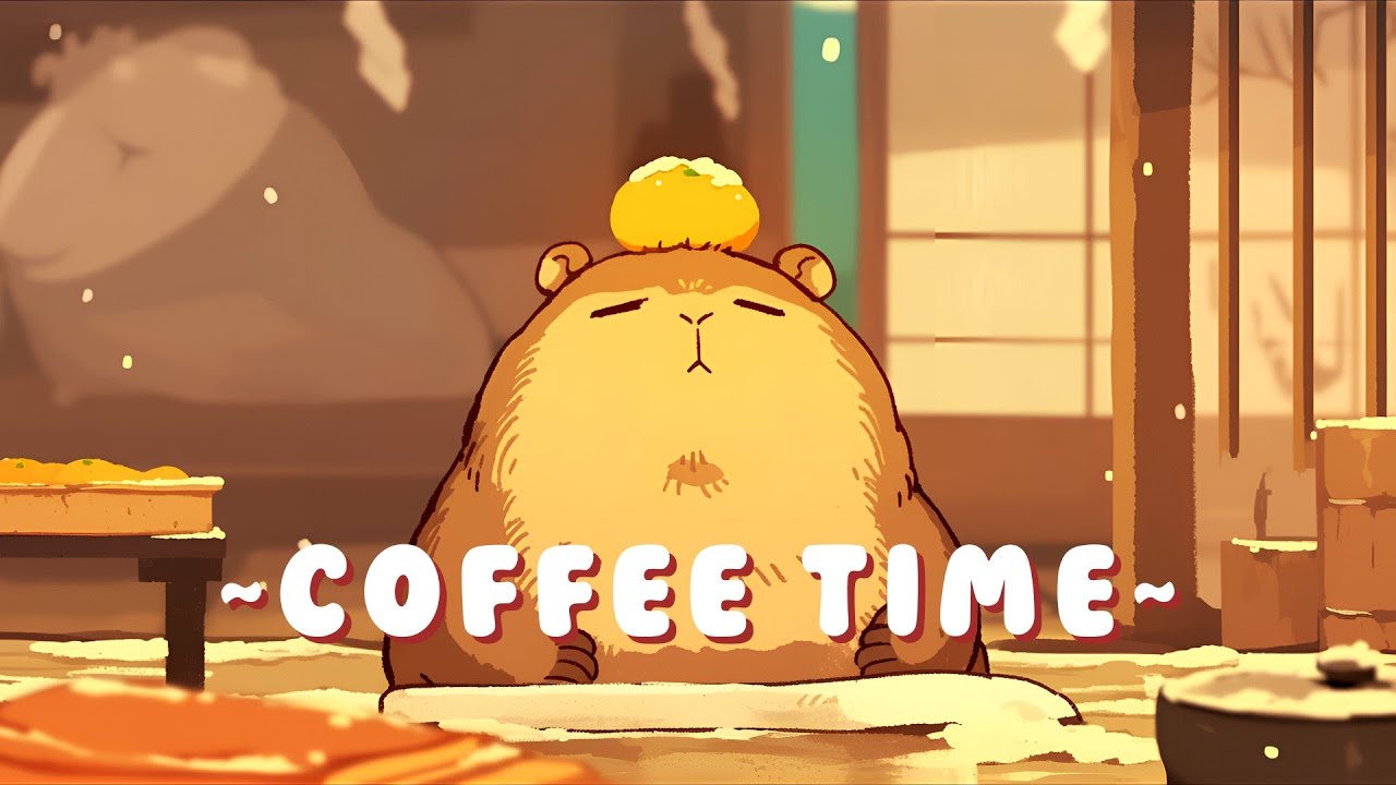 [Long Session] Capybara Lofi Zone | Peaceful Music for Your Soul 🦫 🎵 🌙