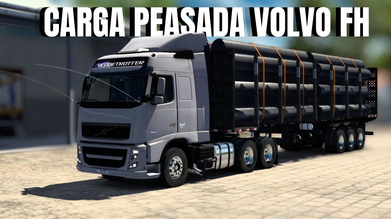 ETS2/RODANDO PELAS ESTRADAS DO MAPA ROTAS BRASIL VOLVO FH FRETES ALEATORIOS 🚧