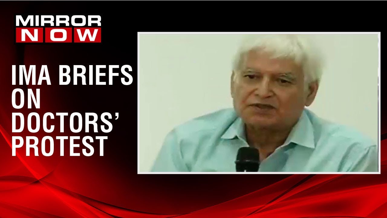 IMA briefs media in Delhi over the doctors' protest across the nation