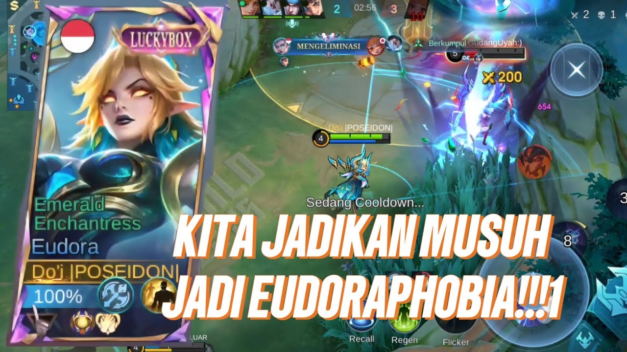 KITA JADIKAN MUSUH EUDORAPHOBIA!!! - Legends