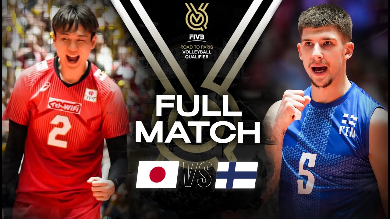 🇯🇵 JPN vs 🇫🇮 FIN - Paris 2024 Olympic Qualification Tournament | Full Match - Volleyball