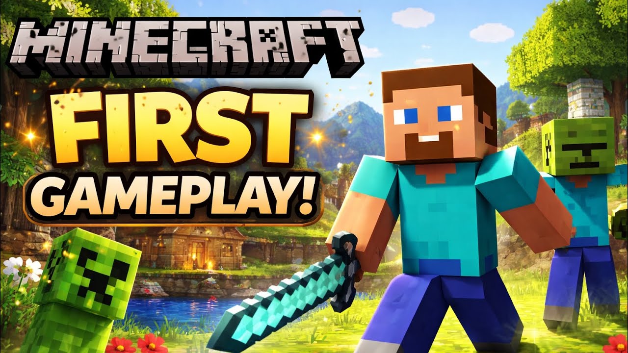 First day in Minecraft Pocket Edition| Survival series #1 