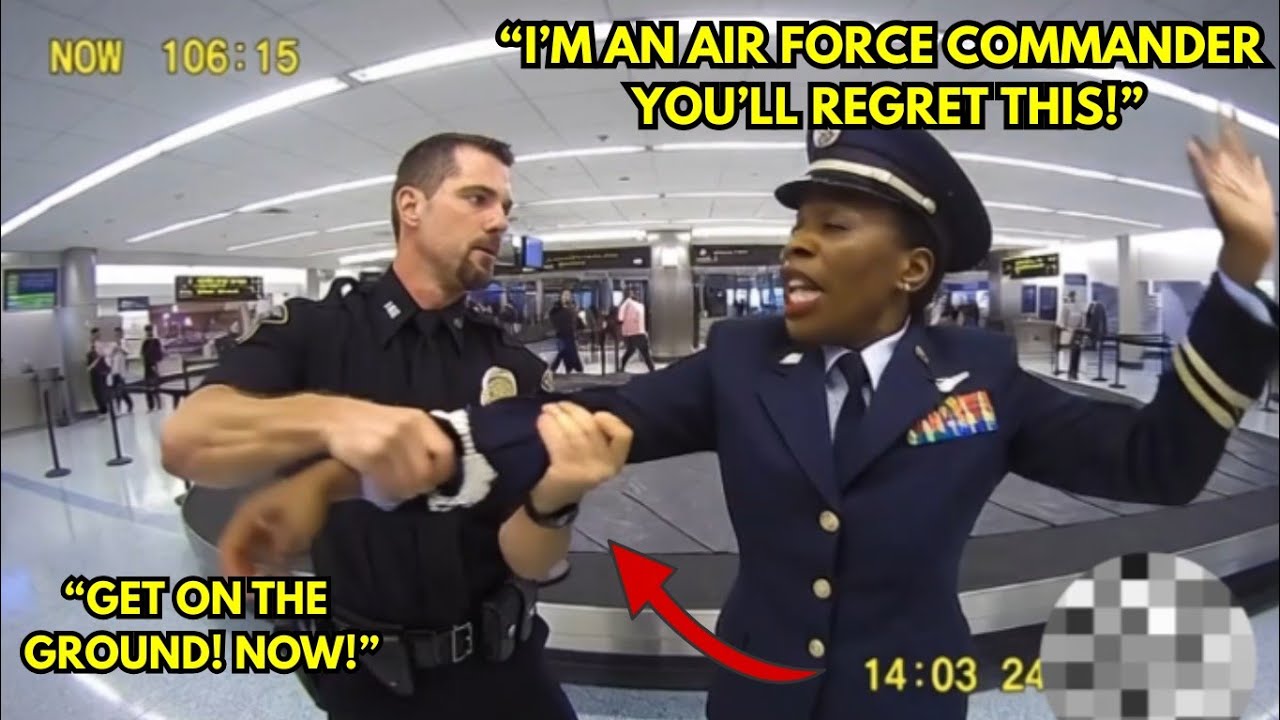 Police Slams AIR FORCE Officer in Uniform at Airport&mdash;7 Minutes Later Pentagon DESTROYS Career