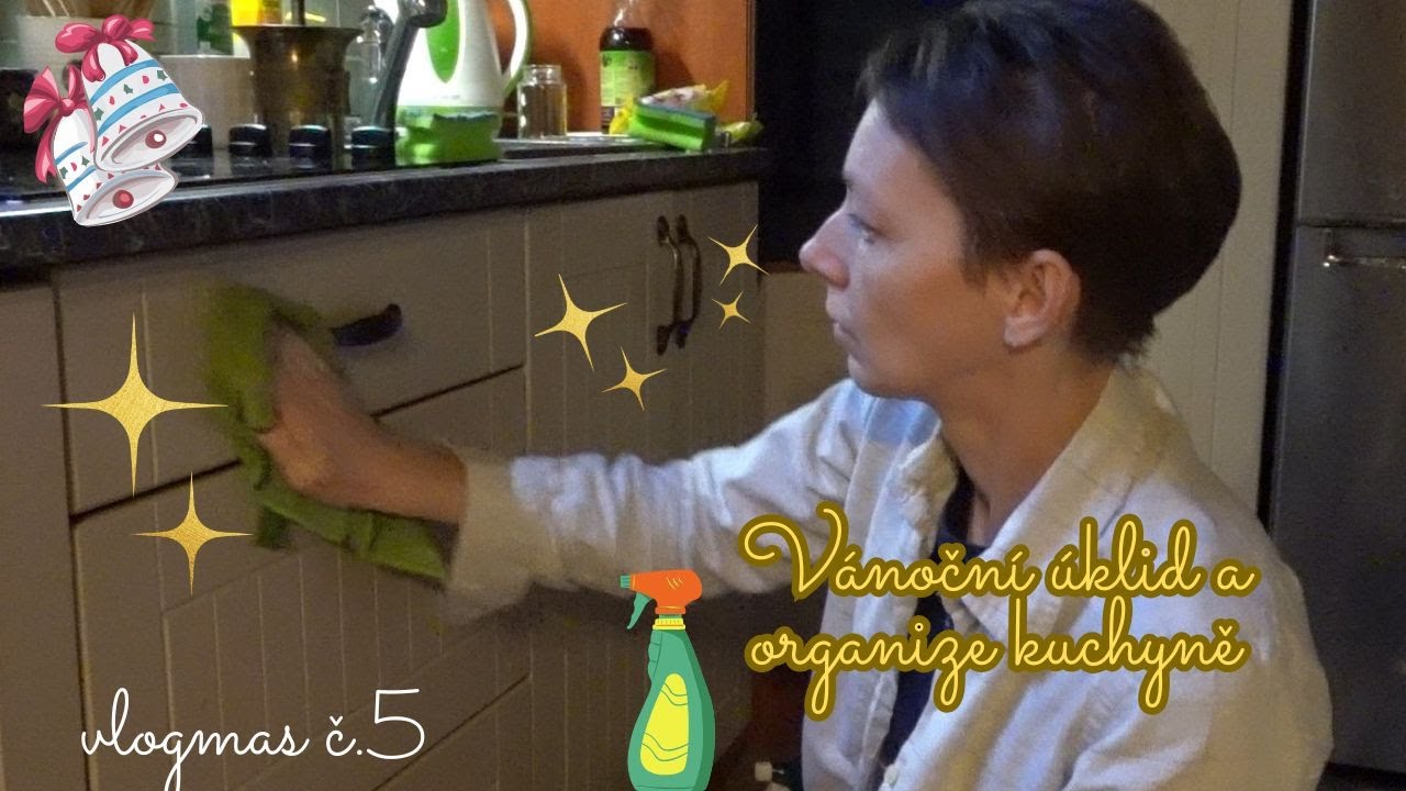 Vánoční úklid a organizace kuchyně #vlogmas č.5