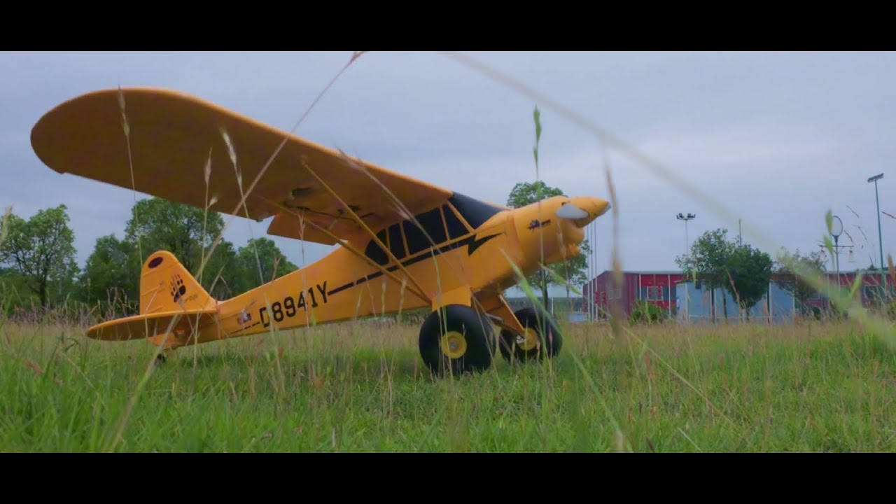 New Release! Dynam Super Cub 4S STOL 1270mm Maiden Flight &ndash; Easy, Fun & Wild Short Takeoffs!