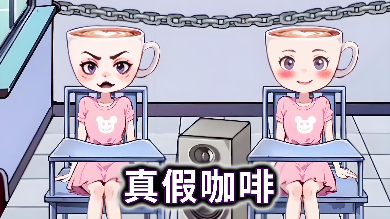 真假咖啡，抓住假冒的咖啡小姐#小游戏 #恐怖游戏 #木棍人 #山海经 #咖啡小姐【冰冰玩游戏】