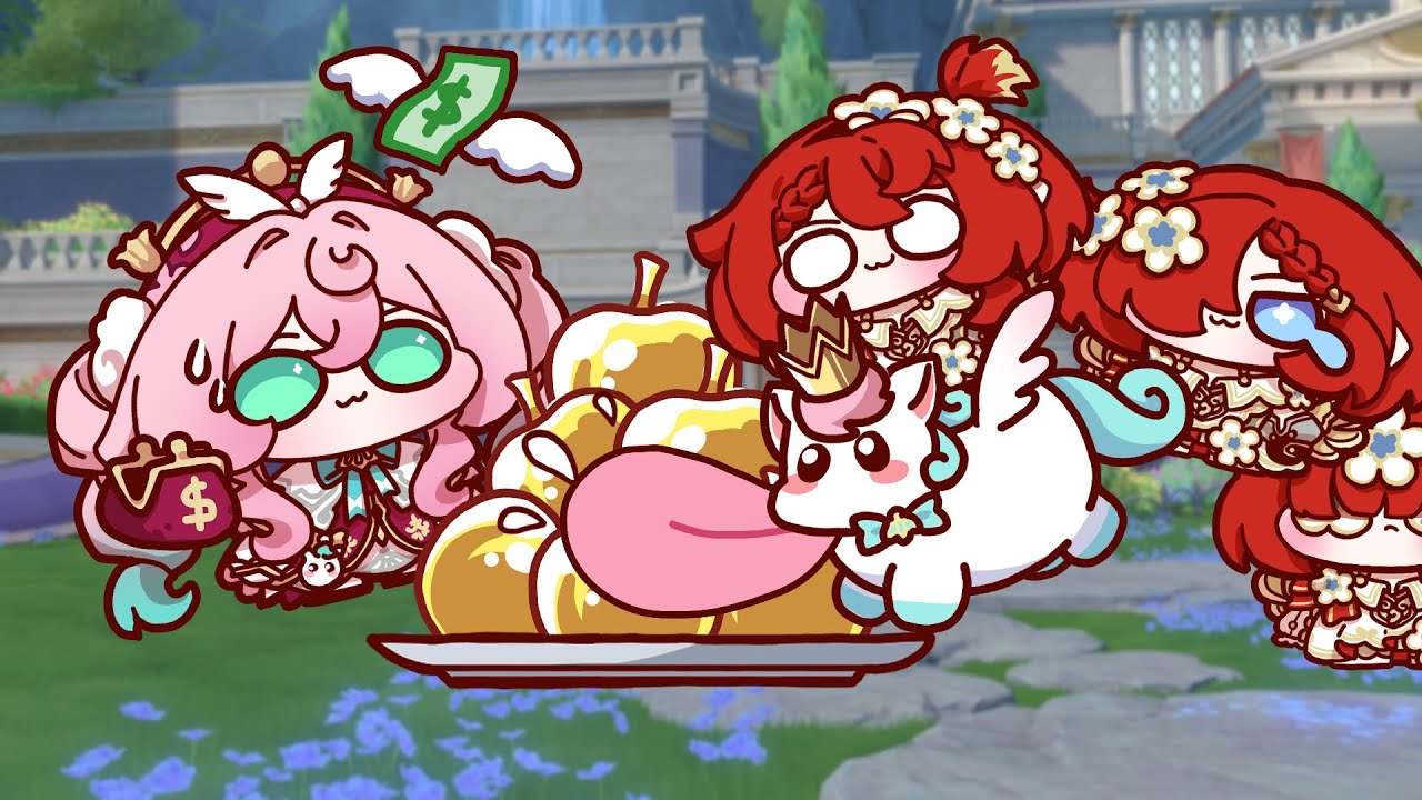 Tribbie wants to ride Little Ika but there isn't enough space! Hyacine will find a way for you!