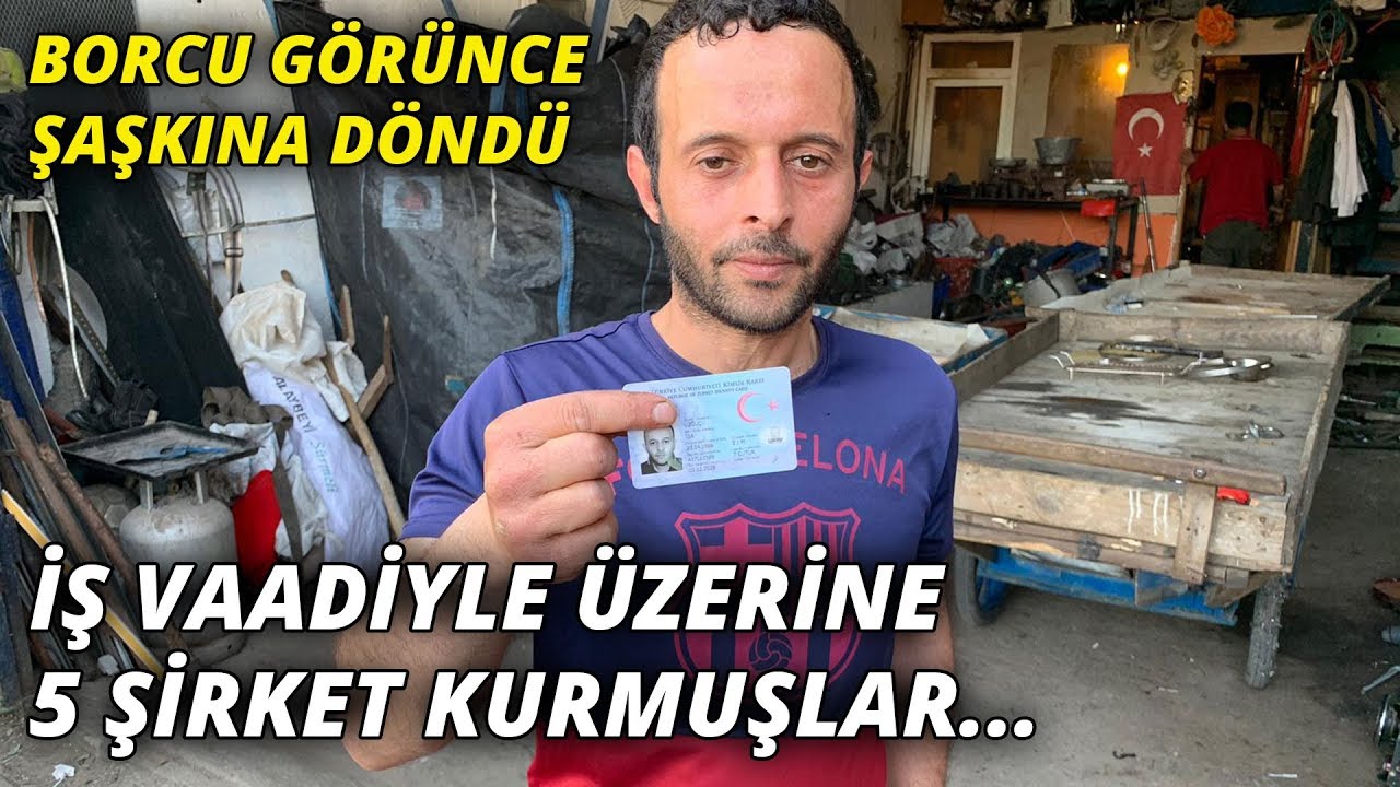 İş vaadiyle üzerine 5 şirket kurmuşlar... Borcu görünce şaşkına döndü
