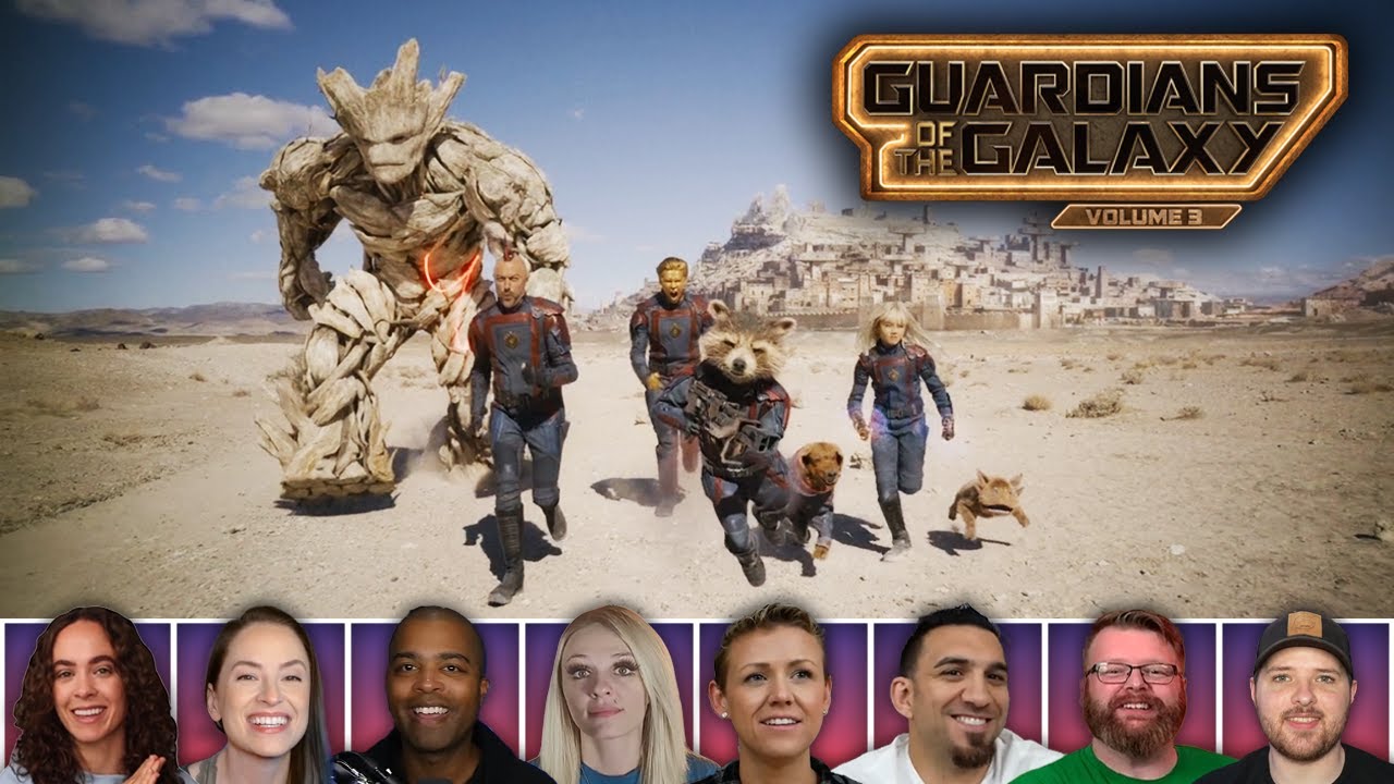 Reactors Reacting to NEW GUARDIANS POST-CREDIT SCENE | Guardians of the Galaxy Vol. 3 (2023)