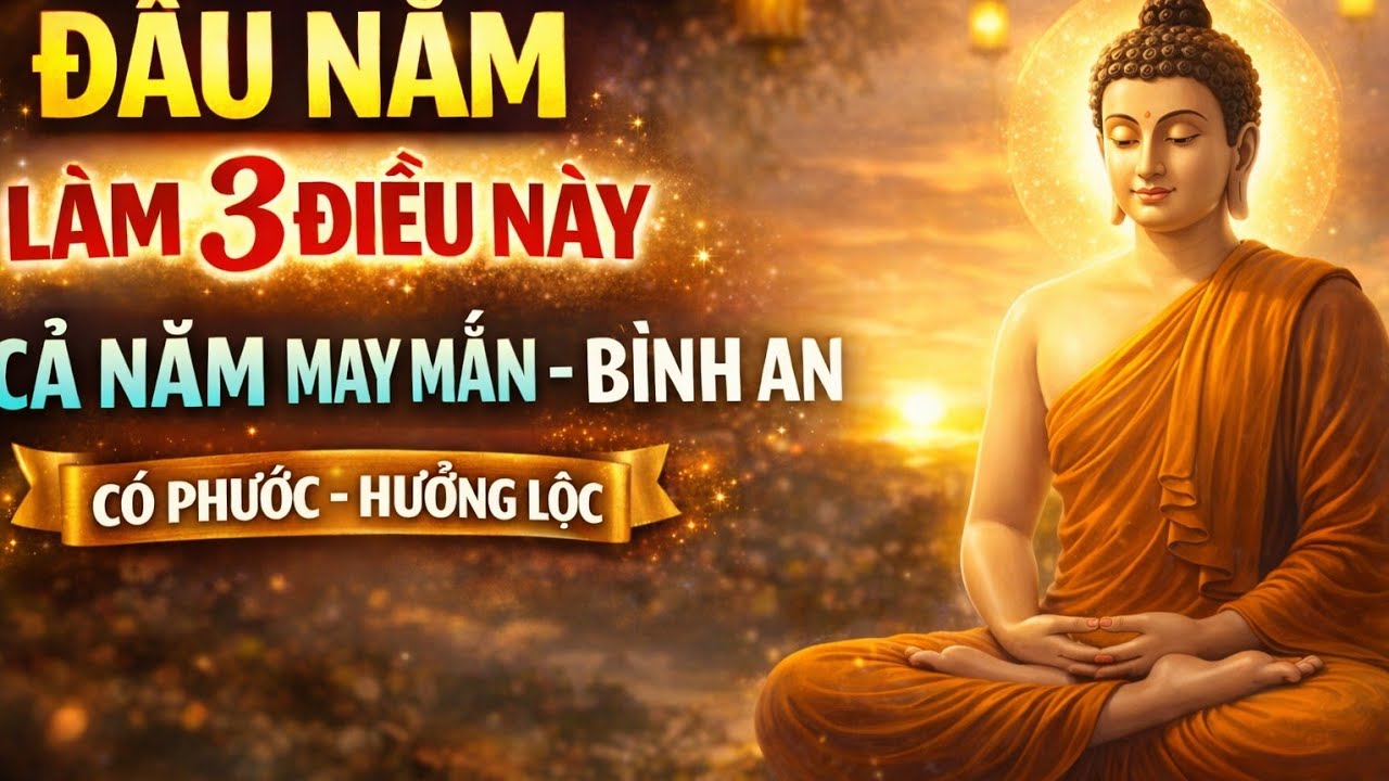 Đầu Năm Làm 3 Điều Này – Cả Năm May Mắn, Bình An, Có Phước Hưởng Lộc