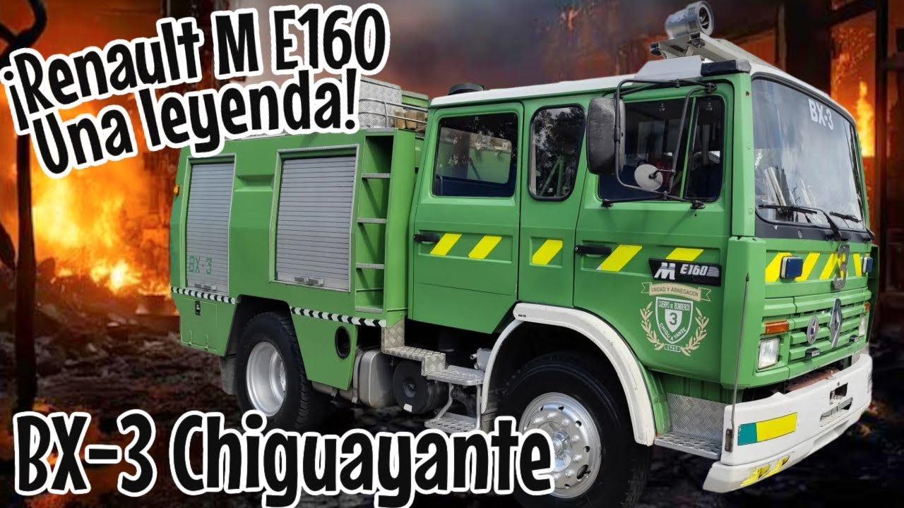 ¡UNA LEYENDA! Renault M E160 de BOMBEROS CHIGUAYANTE