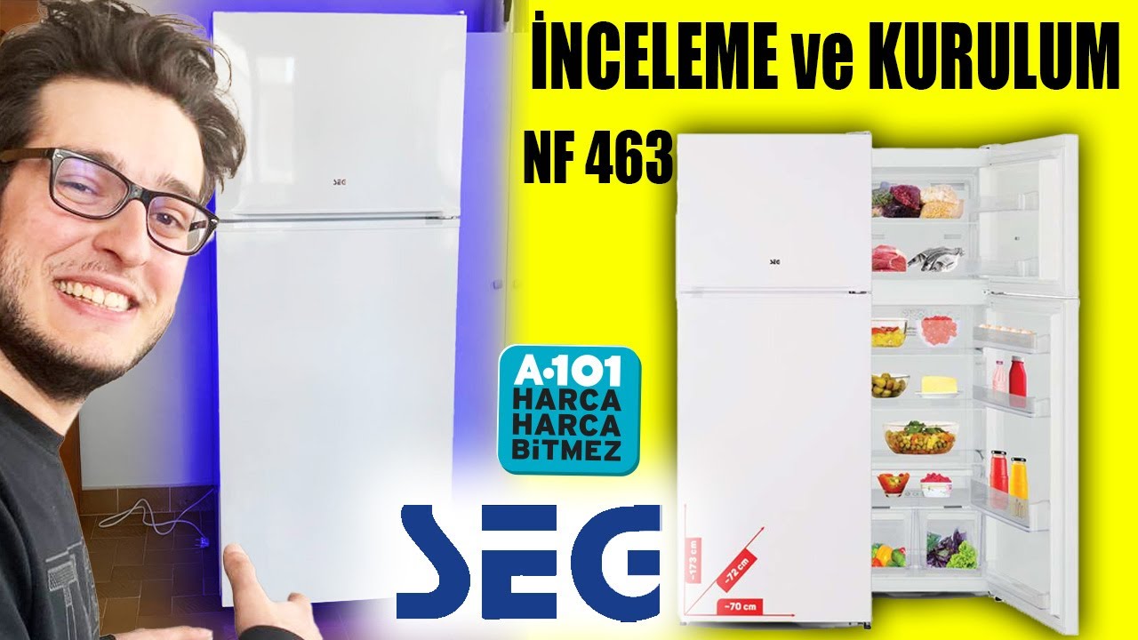 A101'den ALDIĞIM Seg NF 463 No-Frost Buzdolabı KURULUM ve İNCELEME