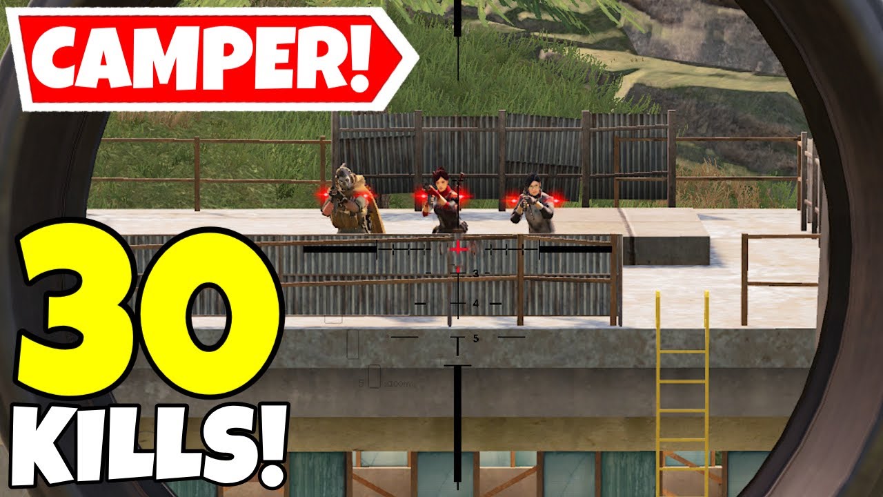 SNIPER VS ROOF CAMPERS IN CALL OF DUTY MOBILE BATTLE ROYALE!