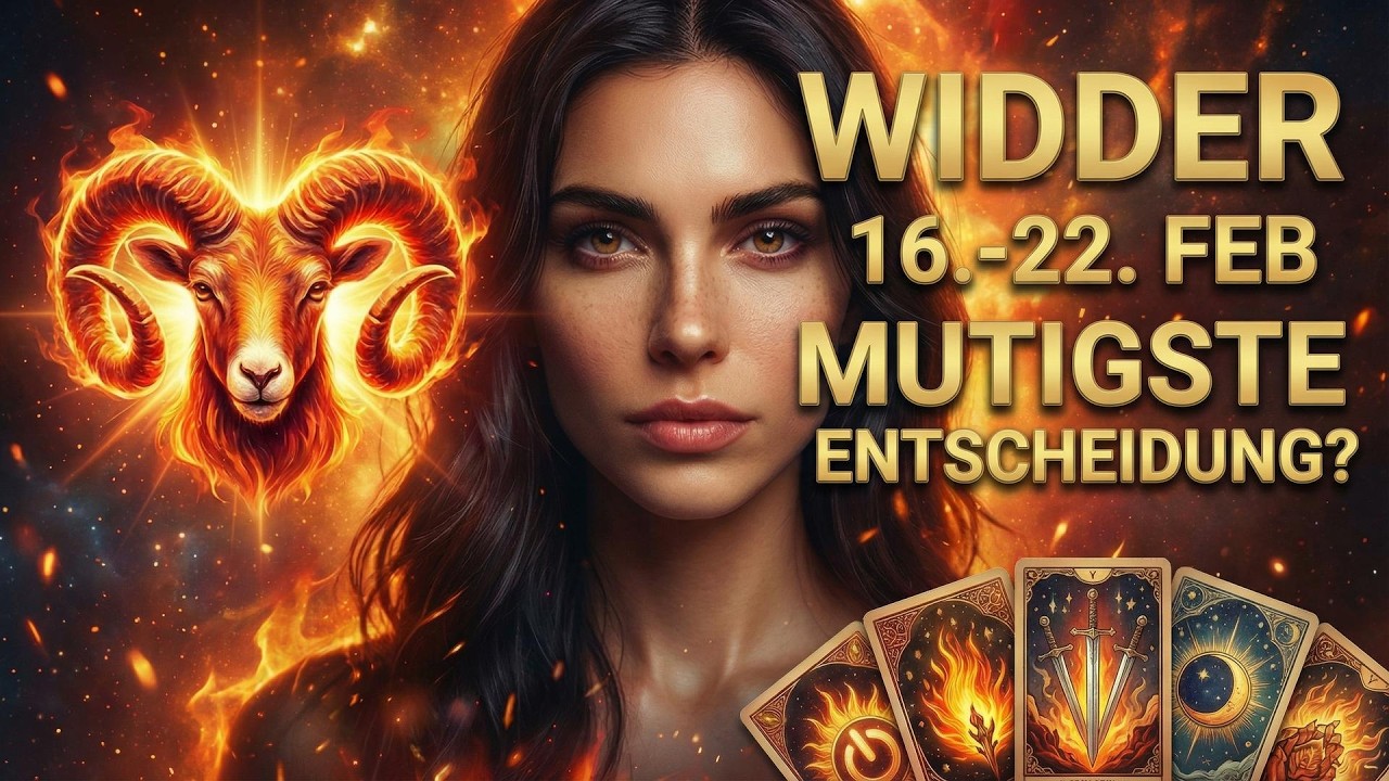 WIDDER ♈ 16.-22. FEB - Der Durchbruch kommt JETZT! Wochenbotschaft