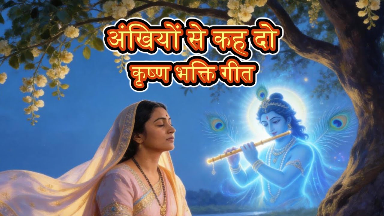 अंखियों से कह दो | नया कृष्ण भक्ति गीत #song #bhakti #bhaktisong