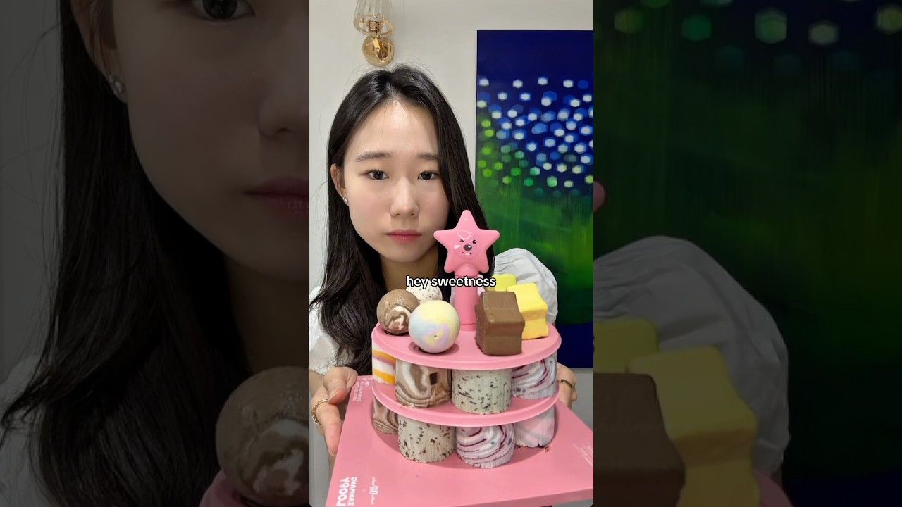 Ice cream cake #icecream #icecreamcake #baskinrobbins #foodreview #mukbang #food